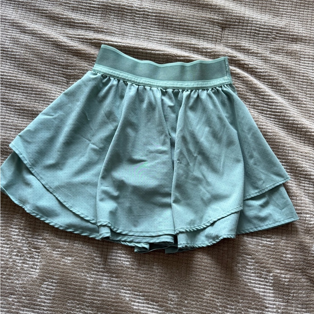 90 Degree By Reflex Light Green Mini Skirt